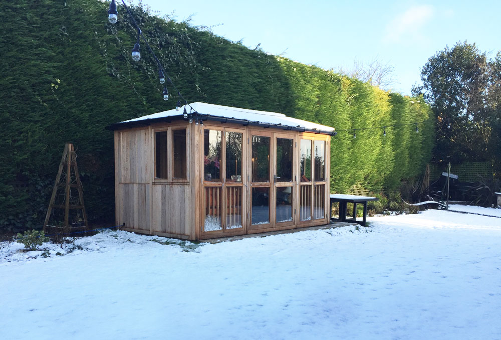Oceania Sun Lounge in the snow
